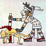 En centro América eran comunes los sacrificios de sangre