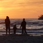 familia, liderazgo, playa